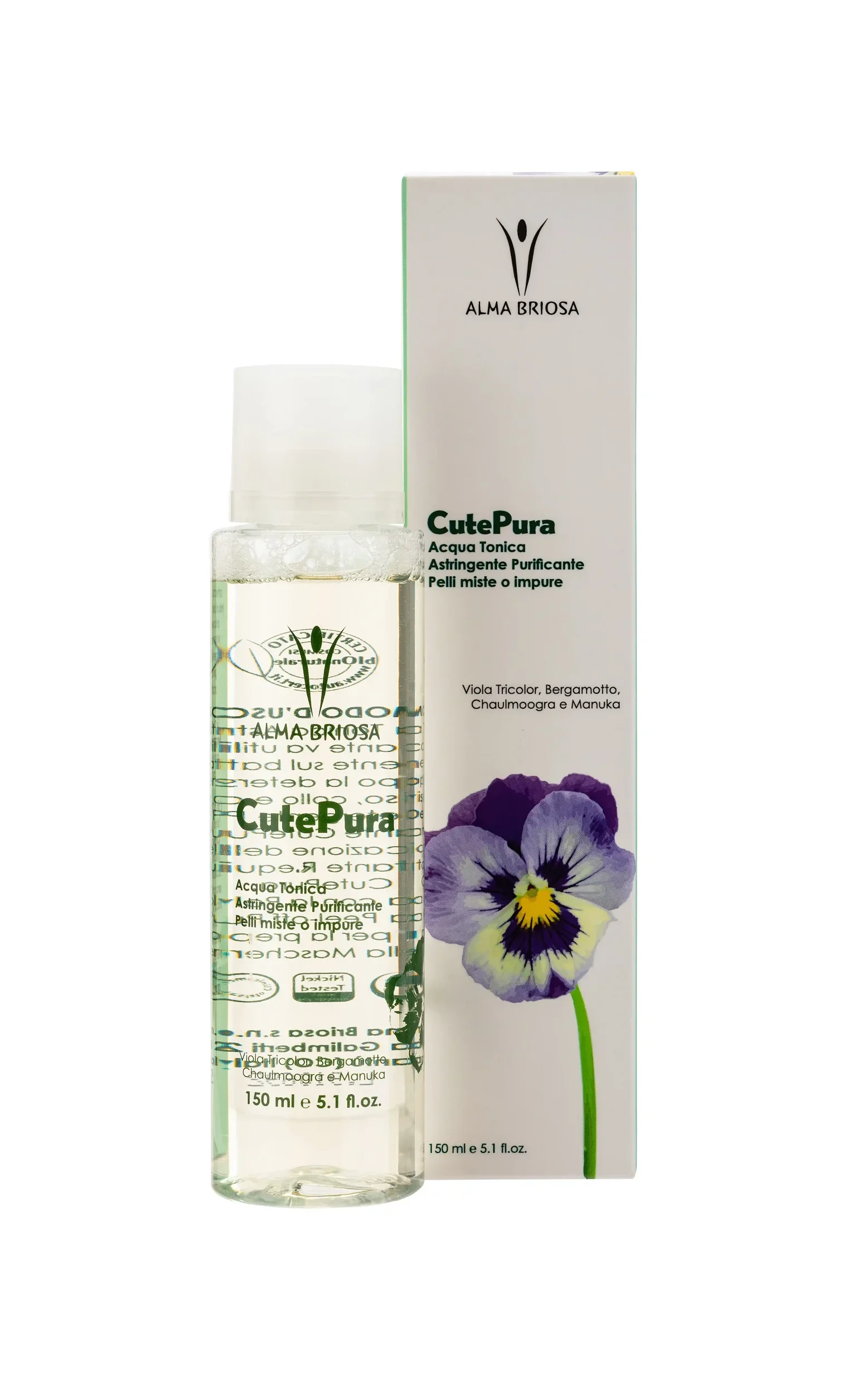 Acqua Tonica Astringente Purificante