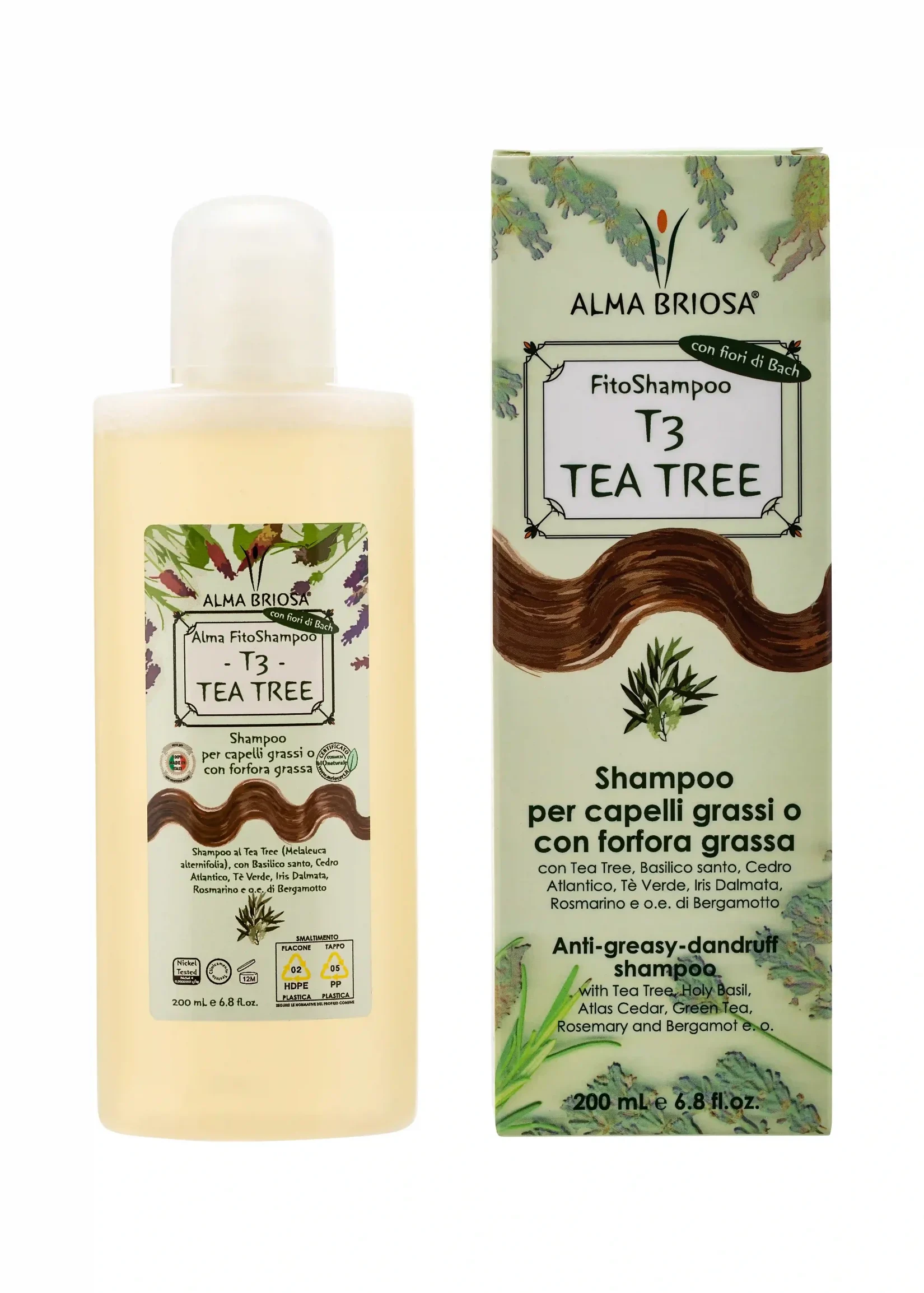T3 – Tea Tree – Shampoo Forfora Grassa