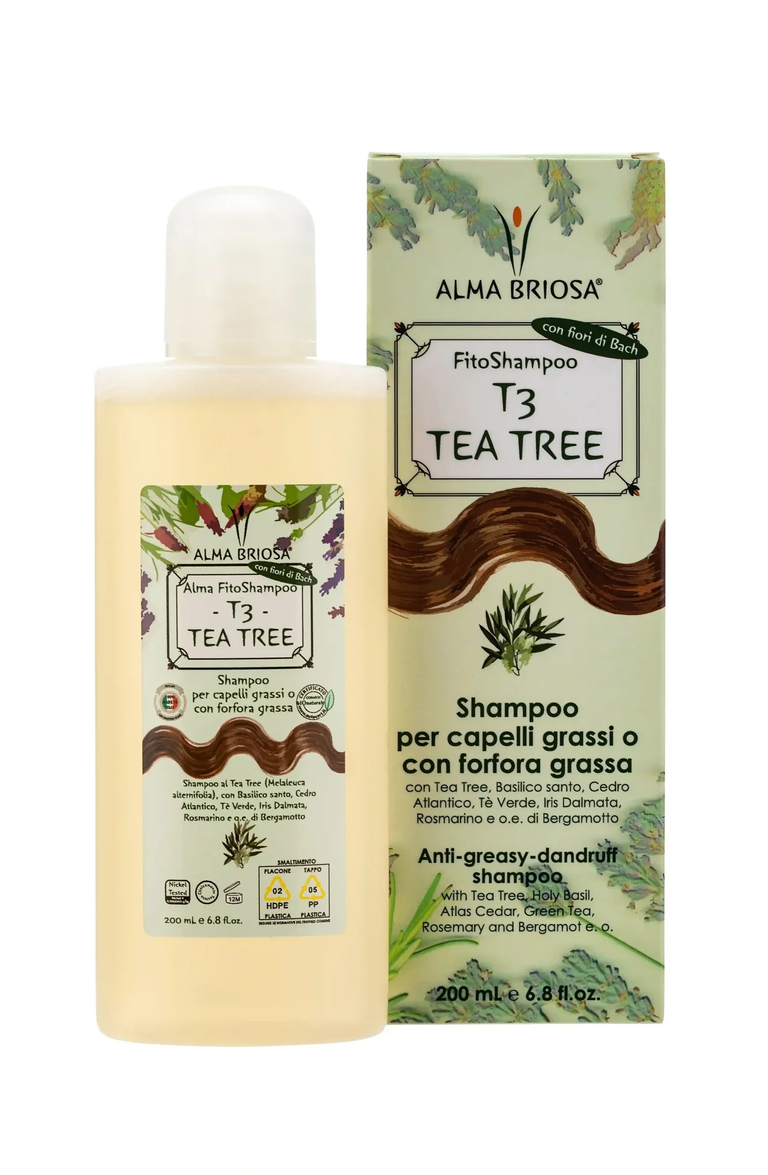 T3 – Tea Tree – Shampoo Forfora Grassa